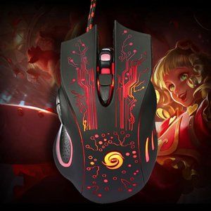 Wired Computer Gaming Mouse LED